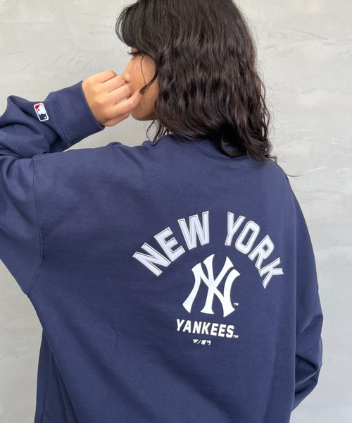 MLB トレーナー スウェット 「FANATICS/ファナティクス」 別注 MLBロゴ 