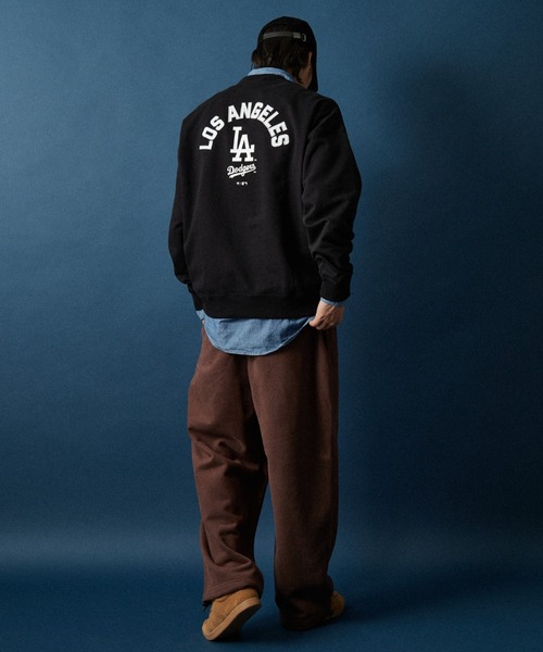 MLB トレーナー スウェット 「FANATICS/ファナティクス」 別注 MLBロゴ