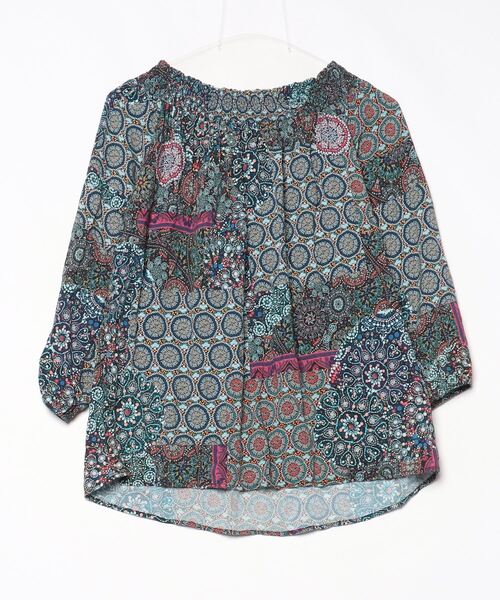 「Desigual」 7分袖ブラウス L ブラック レディース_画像2