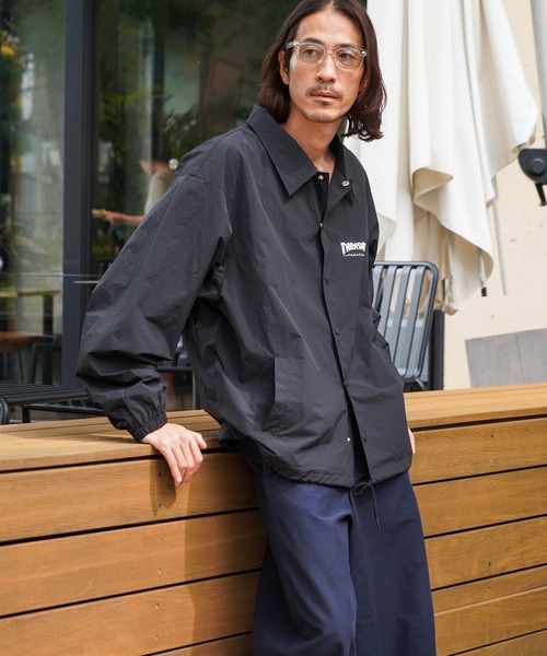 新品未使用！スラッシャーコーチジャケット THRASHER（スラッシャー） コート ジャケット NYLON COACH JACKET