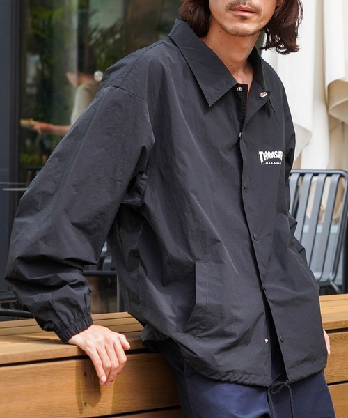 THRASHER（スラッシャー） コート ジャケット NYLON COACH JACKET