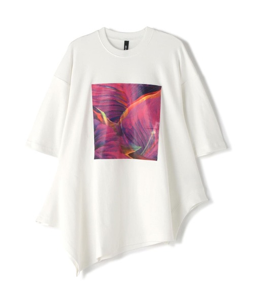 「AULA AILA」 半袖Tシャツ 0 ライム レディース_画像4