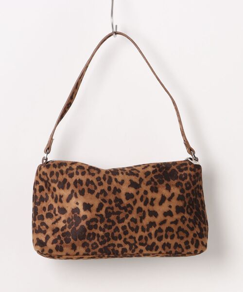 Chiina ハンドバッグ Chiina / レオパード柄スクエアミニバッグ