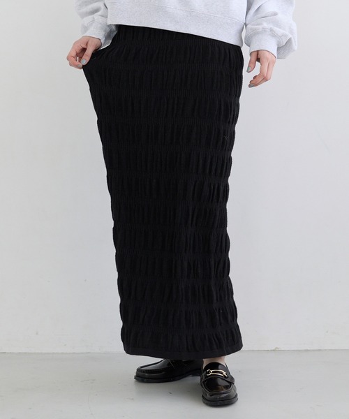 coca（コカ） スカート シャーリングニットスカート : ZOZOTOWN Yahoo