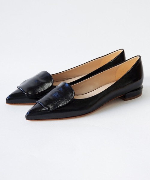 「Fabio Rusconi」 フラットパンプス 36 ゴールド レディース_画像9