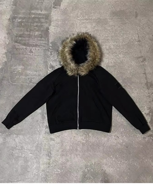 パーカー URBAN BEASTファー付きZIPパーカー メンズ レディース