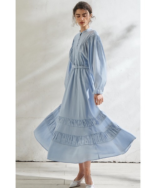 Estella.K 長袖ワンピース FREE ネイビー レディース : ZOZOTOWN Yahoo