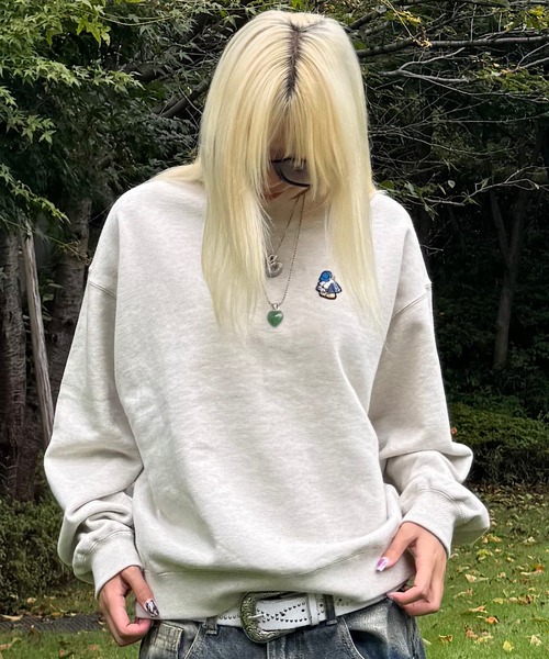 That's life トレーナー スウェット HEAVY WEIGHT 13.0oz ”FLOWER BOY