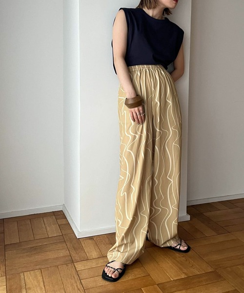 「KBF」 イージーパンツ ONE ブルー系その他 レディース_画像2