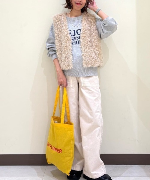 Right-on（ライトオン） ベスト ジレ 「HONEYSUCKLE ROSE」フェイク