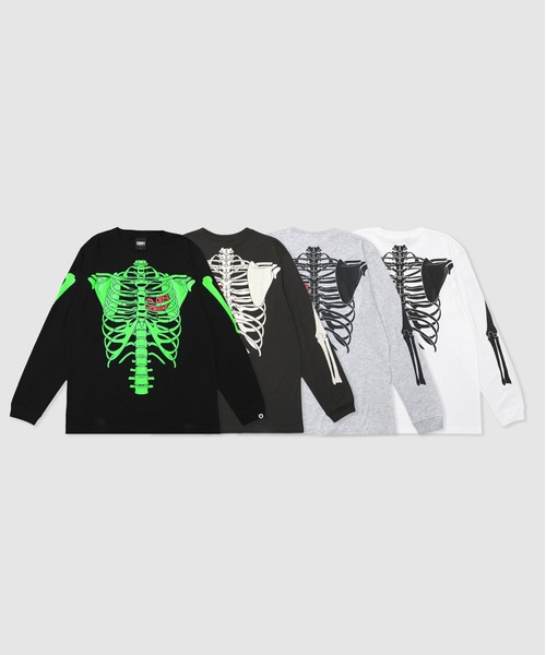 tシャツ EXAMPLE BONES HEART L/S TEE メンズ レディース | EXAMPLE | 07