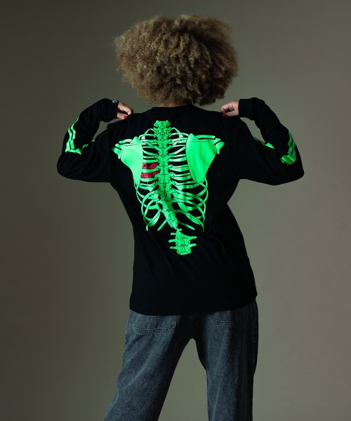 tシャツ EXAMPLE BONES HEART L/S TEE メンズ レディース | EXAMPLE | 05