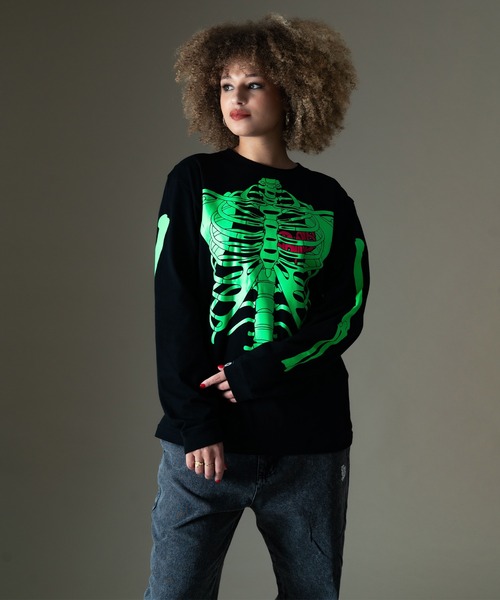 tシャツ EXAMPLE BONES HEART L/S TEE メンズ レディース | EXAMPLE | 04
