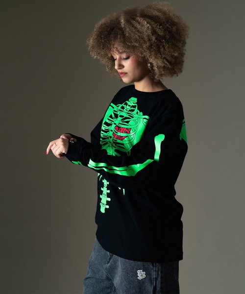 tシャツ EXAMPLE BONES HEART L/S TEE メンズ レディース | EXAMPLE | 06