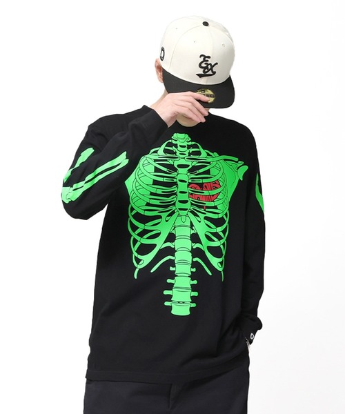 tシャツ EXAMPLE BONES HEART L/S TEE メンズ レディース | EXAMPLE | 03