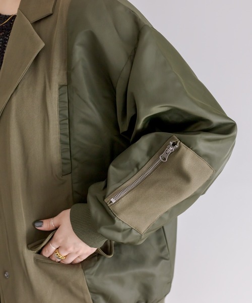 オーバーサイズブラウンジャケット　イア　パピヨネ　SUMI STYLE ear PAPILLONNER（イア パピヨネ） 「SUM1 STYLE」テーラード