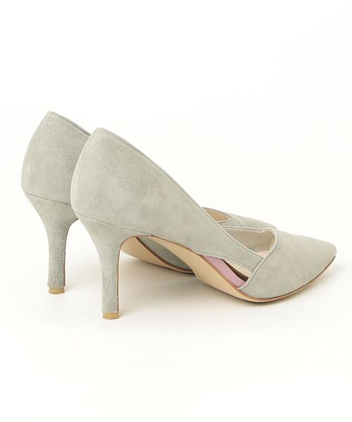 「ODETTE E ODILE」 パンプス 24cm グリーン レディース_画像2