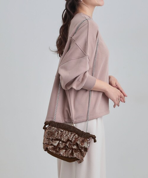 SHOO・LA・RUE（シューラルー） ショルダーバッグ バッグ スパンコール
