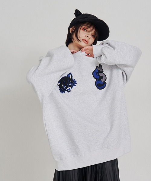 SeeSew トレーナー スウェット 「UNISEX」NEKOMATA CRUE SWEAT