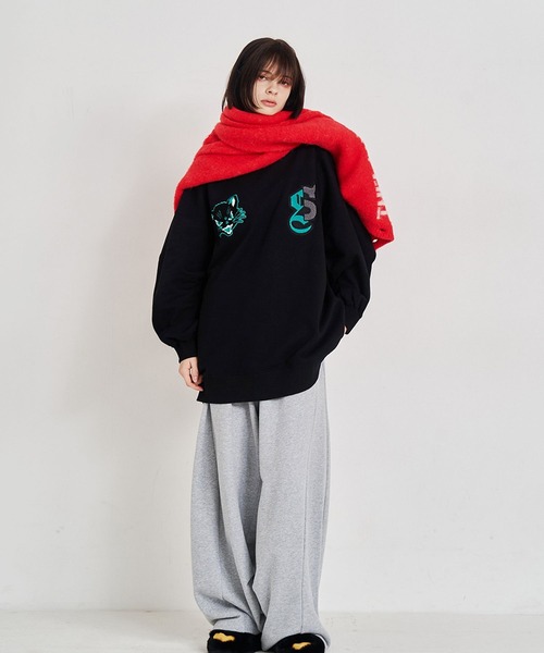 SeeSew トレーナー スウェット 「UNISEX」NEKOMATA CRUE SWEAT