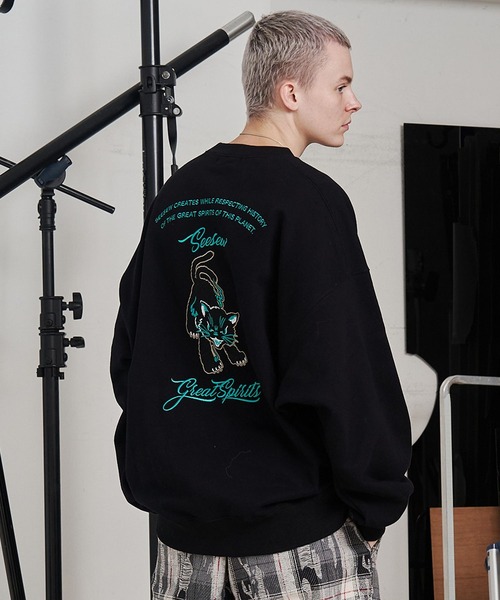 SeeSew トレーナー スウェット 「UNISEX」NEKOMATA CRUE SWEAT