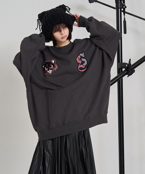 SeeSew トレーナー スウェット 「UNISEX」NEKOMATA CRUE SWEAT