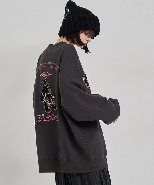 SeeSew トレーナー スウェット 「UNISEX」NEKOMATA CRUE SWEAT