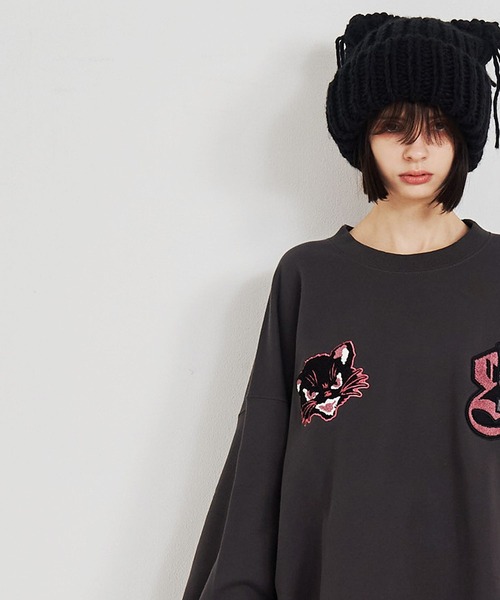 SeeSew トレーナー スウェット 「UNISEX」NEKOMATA CRUE SWEAT
