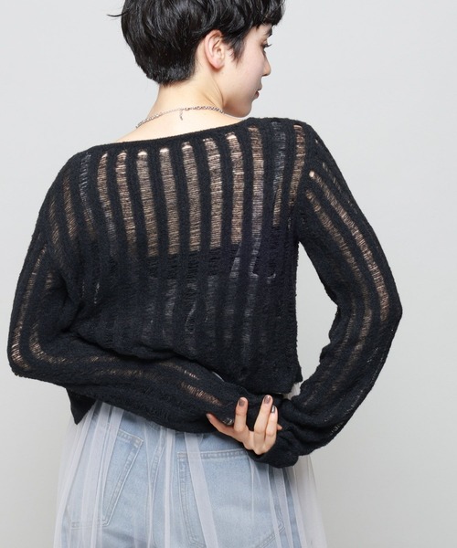 PAGEBOY（ページボーイ） ニットボレロ FREE オフホワイト レディース