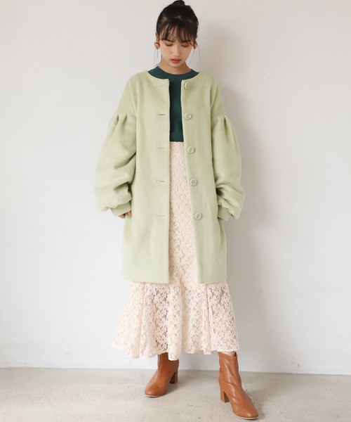 one after another NICE CLAUP 「one CLAUP」 ノーカラーコート FREE