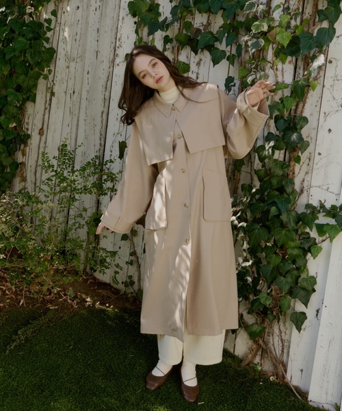 OLUN トレンチコート コート 3way long trench coat/3wayロング