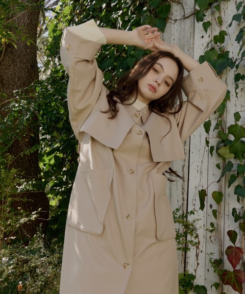 OLUN 3waylongtrenchcoat/3wayロングトレンチコート OLUN トレンチコート コート 3way long trench coat/3wayロング