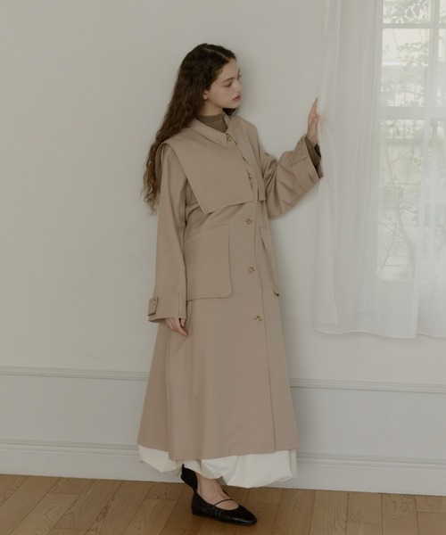 OLUN トレンチコート コート 3way long trench coat/3wayロング