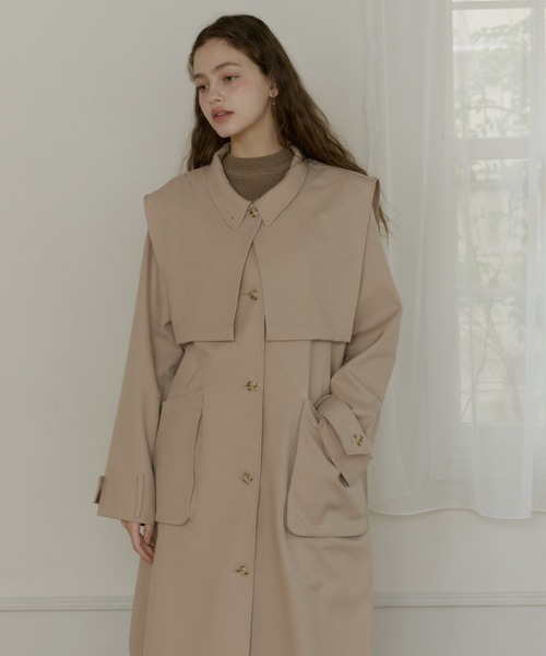 OLUN トレンチコート コート 3way long trench coat/3wayロング
