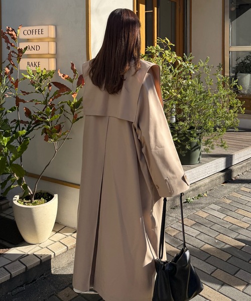 OLUN 3waylongtrenchcoat/3wayロングトレンチコート OLUN トレンチコート コート 3way long trench coat/3wayロング