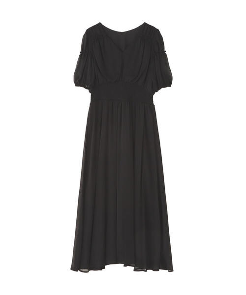 「NATURAL BEAUTY BASIC」 半袖ワンピース MEDIUM ブルー レディースの画像