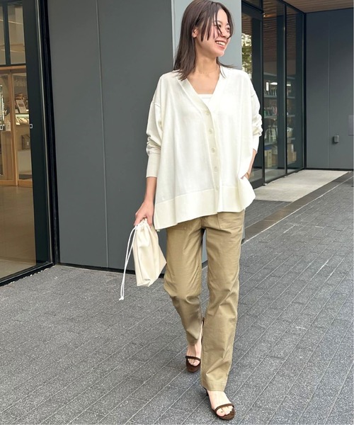 「JOURNAL STANDARD relume」 カーゴパンツ 38 カーキ レディース_画像2