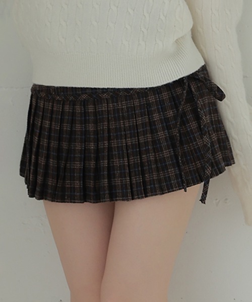 M DOLLY スカート check Lirica mini skirt/チェックリリカミニ