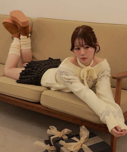 M DOLLY スカート check Lirica mini skirt/チェックリリカミニ