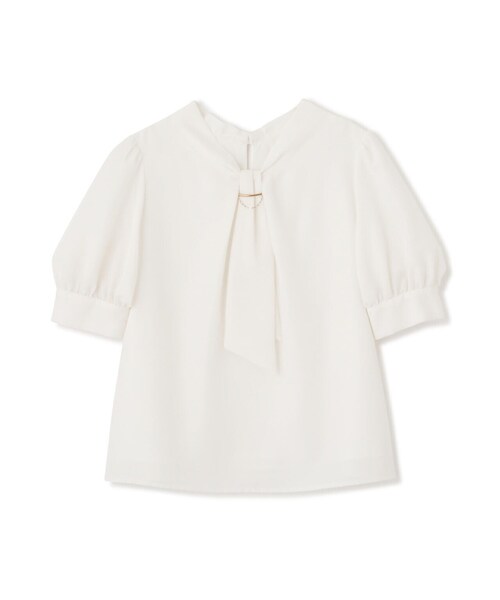 「PROPORTION BODY DRESSING」 半袖ブラウス MEDIUM ネイビー レディース_画像2