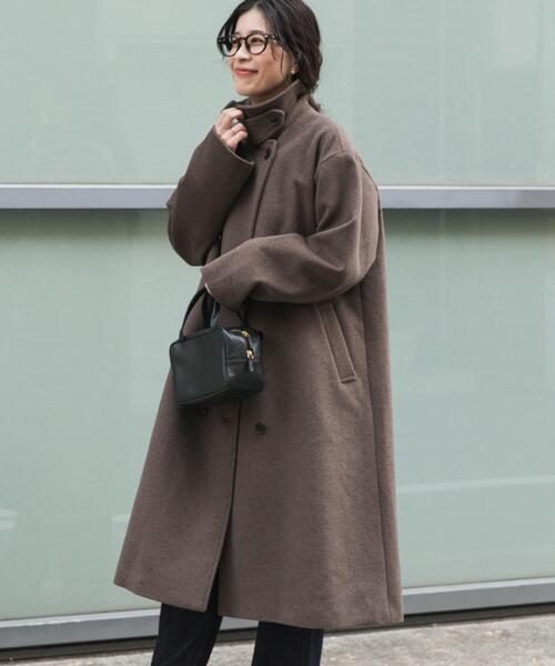 URBAN RESEARCH DOORS モカ色　ウールコート URBAN RESEARCH DOORS（アーバンリサーチドアーズ） コート アウター