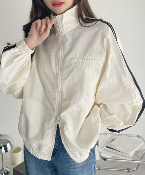 「Ada.」 ナイロンブルゾン FREE アイボリー レディース_画像7