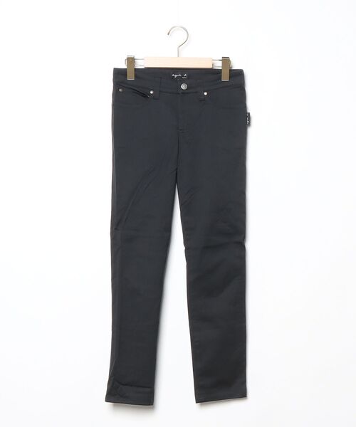 agnes b.（アニエスベー） チノパンツ 34 ブラック レディース