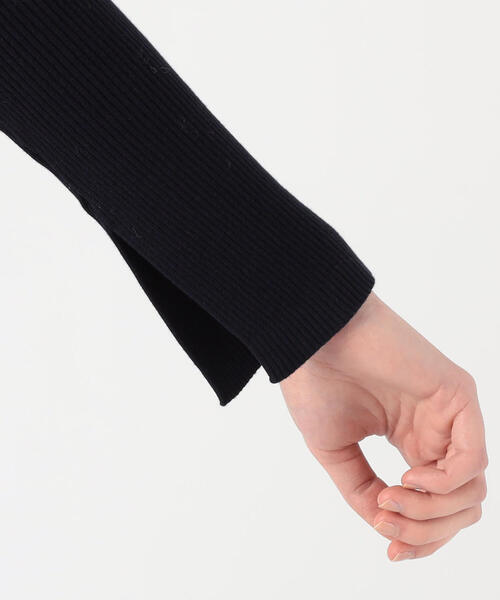 「MACPHEE」 ニットカーディガン S ベージュ レディース_画像2