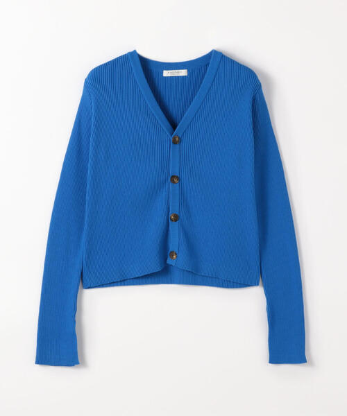 「MACPHEE」 ニットカーディガン S ベージュ レディース_画像3