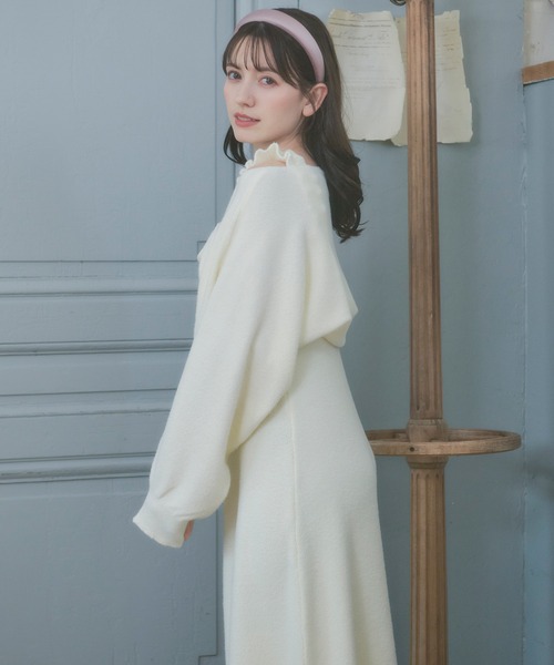 ルームウェア 部屋着 「SET ITEM」fluffy bolero one-piece set ルームウェア 部屋着 「SET ITEM」fluffy bolero one-piece set