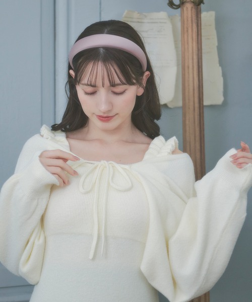 ルームウェア 部屋着 「SET ITEM」fluffy bolero one-piece set 
