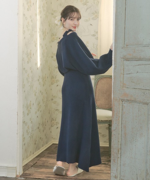 ルームウェア 部屋着 「SET ITEM」fluffy bolero one-piece set