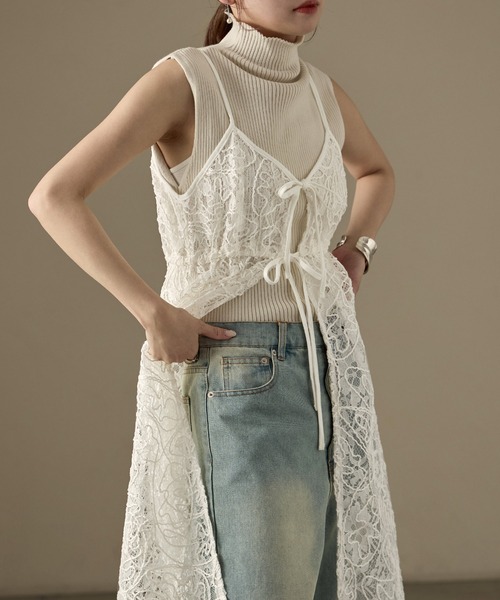「Fashion Letter」 キャミソール M ブラック レディース_画像7
