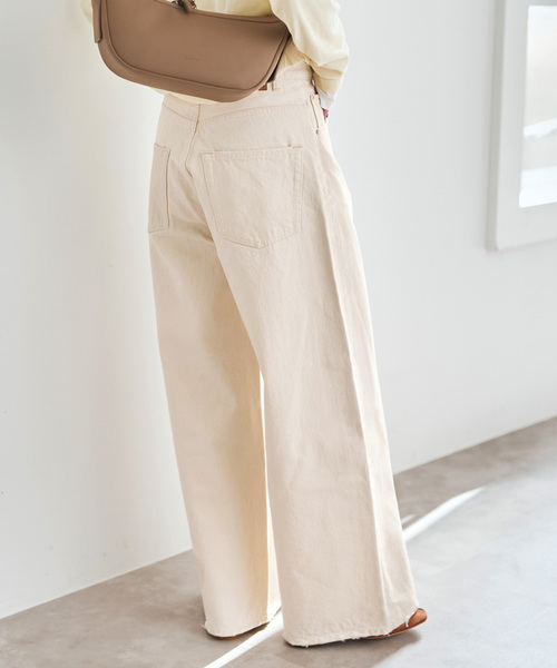 Spick＆Span（スピック アンド スパン） ワイドパンツ ジーンズ デニム